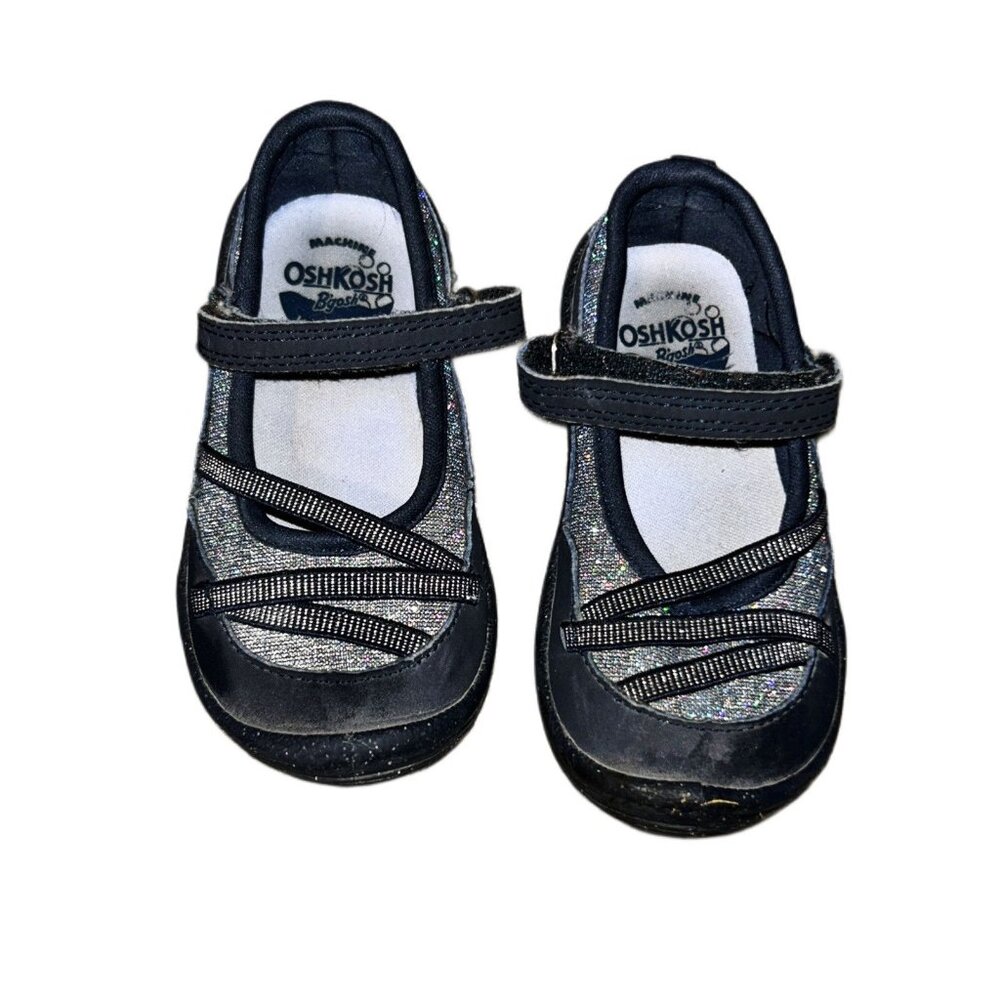 Oshkosh'B'Gosh Everplay Toddler Girls Sparkly Mary Jane Washable Shoes